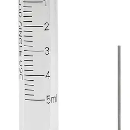 jk cure Nipro 5ml single Use Medical Syringe with needle, 5ml syringe,5ml Nipro Syringe Medical Needle image 2