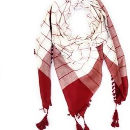 Printed Pure Cotton Men Red Scarf-image-18