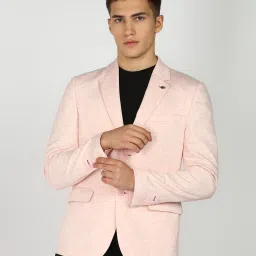 Men Solid Single Breasted Casual Blazer-image-83