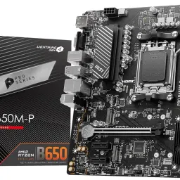 MSI PRO B650M-P Micro-ATX - Supports AMD Ryzen 7000, AM5 - DDR5 AM5Socket Micro-ATX AMD B650 Chipset DDR5 Motherboard for Desktop image 2