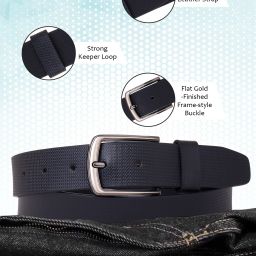 Men Formal Black Genuine Leather Belt-image-40