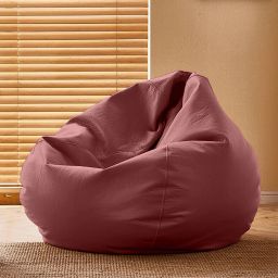 XXXL CloudBean Bean Bag Sofa , Maroon Teardrop Bean BagWith Bean Filling-45