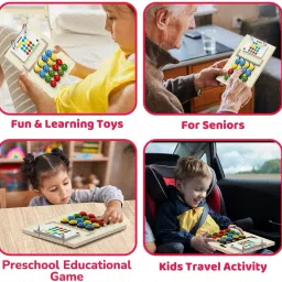 raindrops Colour & Pattern Matching Learning Toys for Kids 4+|Color Coder Brain puzzle2pcs image 4