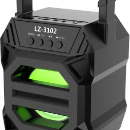 Musify 100% GOOD QUALITY WS-02 Multimedia Super Ultra Bass 3D Sound Bluetooth| Splashproof | Led Colour Changing Lights | Powerful Speaker |Long Hour Battery Life Trolley Wireless Speaker | Compatible with All Smartphones 10 W Bluetooth Laptop/Desktop Speaker-image-0