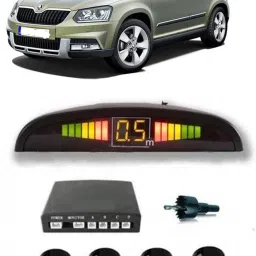 JJB498 Black Car Reverse Parking Sensor with LED Display 4 Sensor A498 Parking Sensor-image-0