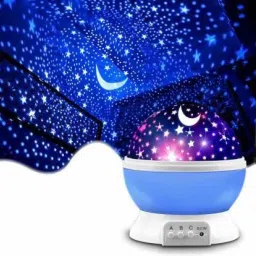 Romantic Sky Star Master Night Light Projector Children Kids Baby Sleep Lighting USB Lamp Led Projection Plastic Glass Rotating 4 Mode Sky Star Master Mini Projector Lamp for Kid's Room Decor Night Lamp-11