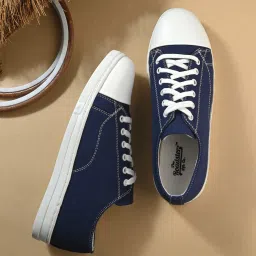 Red & White PU Sneakers Casuals For Women-13