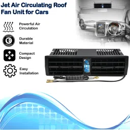 Jet Air Car A/C Air Circulating Roof Fan Unit Black For Scorpio Car Interior Fan-image-74