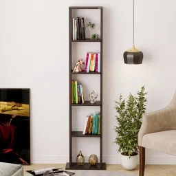Walten Engineered Wood Open Book Shelf-10