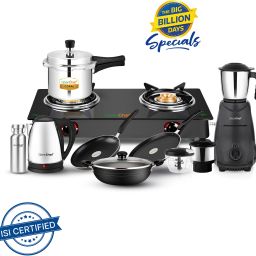 Carnival Family Kitchen Set 9pcs Glass Manual Gas Stove-picture-28