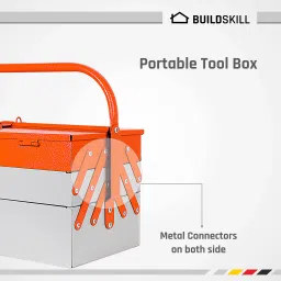 buildskill BITB175 / BITB5 Cantilever Home Professional Iron Powder Coated With 5 Shelf High Quality Tool Box image 5