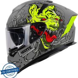 IGN-4 Hyena ISI/DOT Certified Full Face Graphics Helmet Motorbike Helmet-picture-10