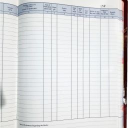 lrs Library Accession Register - Leather Binding (200 Pages- 5000 Entries) Accession - 200 0-Part Library Accession Register image 4