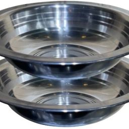 Stainless Steel PARAAT/BASIN/THALI for Flour Making/Dough Making 29cm Diameter (SMALL) SET OF 2 Paraat-picture-21