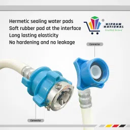 nipram national Front Loading - Top Loading Washing Machine Hot-Cold Water Inlet Hose Pipe Front Loading & Top Loading Washing Machine Hot-Cold Water Inlet Hose Pipe Hose Pipe image 2