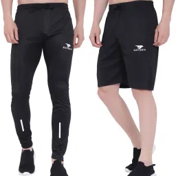 Pack of 2 Solid Men Multicolor Sports Shorts-image-63