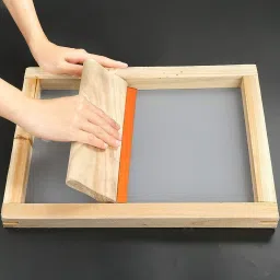 cmr Screen Printing Frame with Pre-Stretched 120 Mesh (12X18 + 10X12 inch) Combo Set image 2