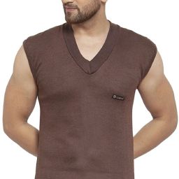 UZARUS Soft and Comfortable Winterwear Mens Sleevesless V-Neck Vest Top Men Top Thermal-image-28