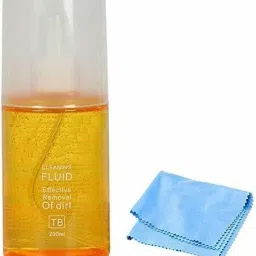 7Q7 Screen Cleaner Kit 200ml- Best for LED & LCD TV, Computer Monitor, Laptop, and iPad Screens - includes Premium Microfiber Cloth -1PC for Computers, Laptops, Mobiles for Computers-26