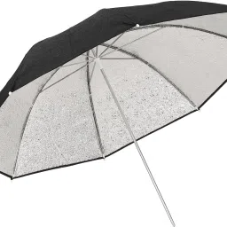 Prolite Black-Silver Studio Umbrella Reflector Diffuser (36-inch) (Pack of 1) Black Reflector Umbrella-picture-0