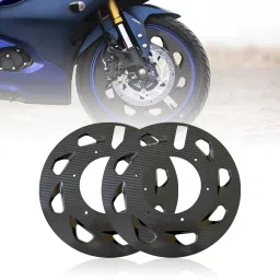 Carbon Finish Front/Rear Pro Disc Wheel Cover | Alloy Hubcap Cover 17 Inch Bike Fairing Kit-13
