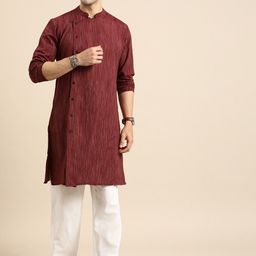 anouk Men Pure Cotton Kurta Pyjama Set-picture-44