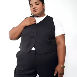 Solid Women Waistcoat-image-87