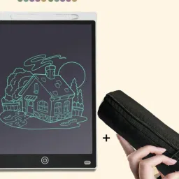 8.5inch LCD Writing Tablet Writing Pad Drawing Board RuffPad+Pencil Pouch-15