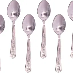 DEV INDUSTRIES Stainless Steel Coffee Spoon, Cream Spoon, Salad Spoon, Sugar Spoon, Table Spoon, Tea Spoon Set-image-3