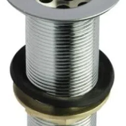 Viking Brass Waste Coupling Long Thread for washbasin - Length 125mm, Thread size 32mm, Type Outer - Optimize Wash Basin Drainage, Polished CP - Prevent overflow-23