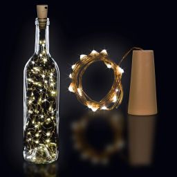 20 LEDs 1.98 m White Steady Bottle Rice Lights-12