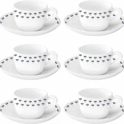 Pack of 12 Opalware Fabula Cup and Saucer Set-13