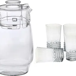 1st Time Combo Of Jug And Glass Lemon Set -A7 Jug Glass Set-image-11