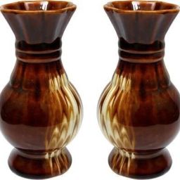 Gloss Finish Decorative Hand Painted Ceramic Flower Vase For Front Room And Gift Item Ceramic Vase Ceramic Vase-24