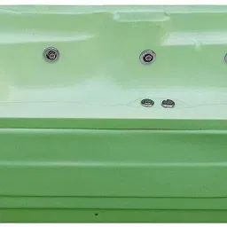 Elegant 6 Feet Massage Bathtub with Jacuzzi and Back Massage - Green Free-standing Bathtub-image-93