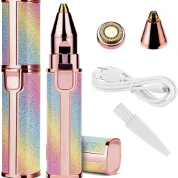 WunderVoX 2in1 Eyebrow Trimmer Multigrooming Kit-X84 Cordless Epilator-image-3