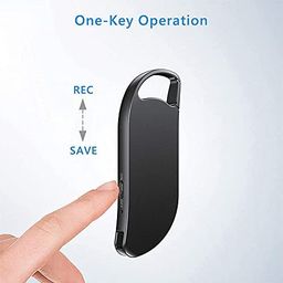 CAMLEIGH Keychain Voice Activated Recorder, Triple Noise Reduction, Audio Recorder Small Recording Devices Portable Digital Voice Recorder for Home, Car, Lectures, Meetings(Keychain B 32GB) image 4