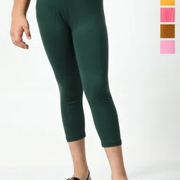 BAESD Girls Pack Of 5 Regular Fit Capris-image-84