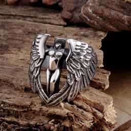 Yellow Chimes Men Silver-toned Stainless Steel Ring-picture-27