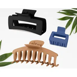 FIMBUL Women Set of 3 Claw Clip-29