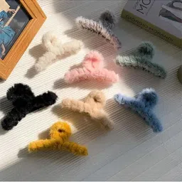 DN Creation Assorted Set of 4 Fur Claw Clip-15