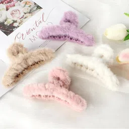 DN Creation Set of 4 Fur Claw Clip-6