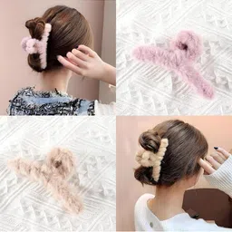 DN Creation Set of 4 Fur Claw Clip image 5