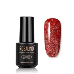 ROSALIND Long Lasting UV LED Soak-Off Gel Nail Polish - Rainbow Gum R01-image-96