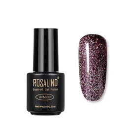 ROSALIND Long Lasting UV LED Soak-Off Gel Nail Polish - Rainbow Gum R05-image-95