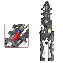 bonzella Wire Stripper and Cutter Pliers Tools For Electrician 25-in-1 Multifunctional Wire Stripping Cutting, and Crimping with Splitting and Winding & More Precision Stainless Steel Hand Tool Pliers Wrench image 1