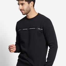 Wildcraft Men Black Cotton Sweatshirt-image-92