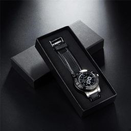 Drumstone (𝟏𝟕 𝐲𝐞𝐚𝐫𝐬 𝐰𝐚𝐫𝐫𝐚𝐧𝐭𝐲) Innovative Wristwatch with Built-in USB Lighter – Stylish, Windproof & Rechargeable image 2