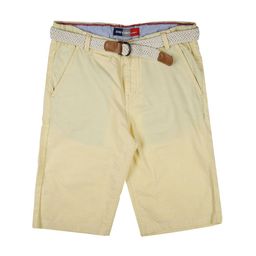 Gini and Jony Boys Yellow Solid Regular Shorts-image-45