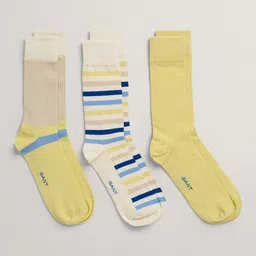 GANT Men Pack Of 3 Above Ankle Length Pack Of Socks-image-45